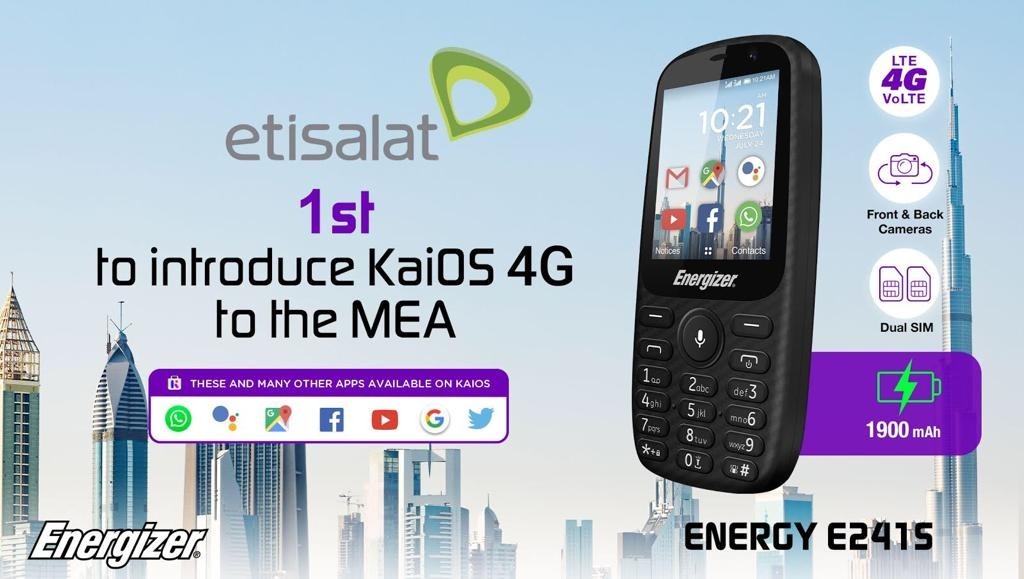 feature phone ENERGIZER Mobile E241 - 4G - ultra sophistiqué