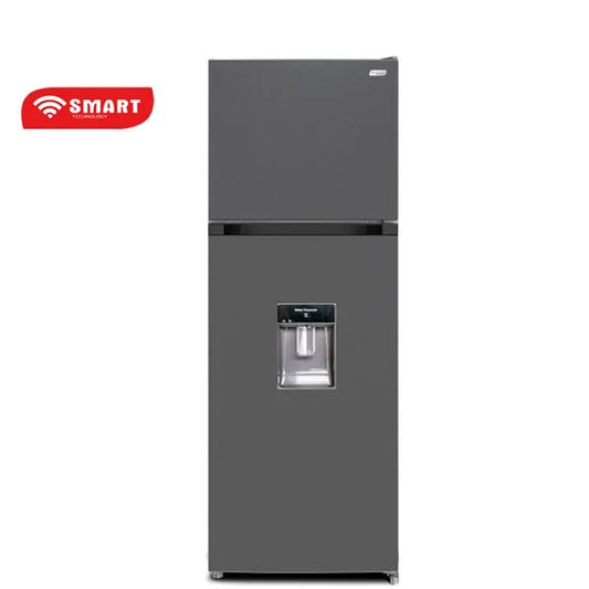 Réfrigérateur Smart Technology 2 Battants avec Fontaine – STR-687WM- 348L – Gris-Garantie 12 mois