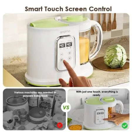 Accessoires inclus du robot culinaire Oraimo OBF-501 pour bébé