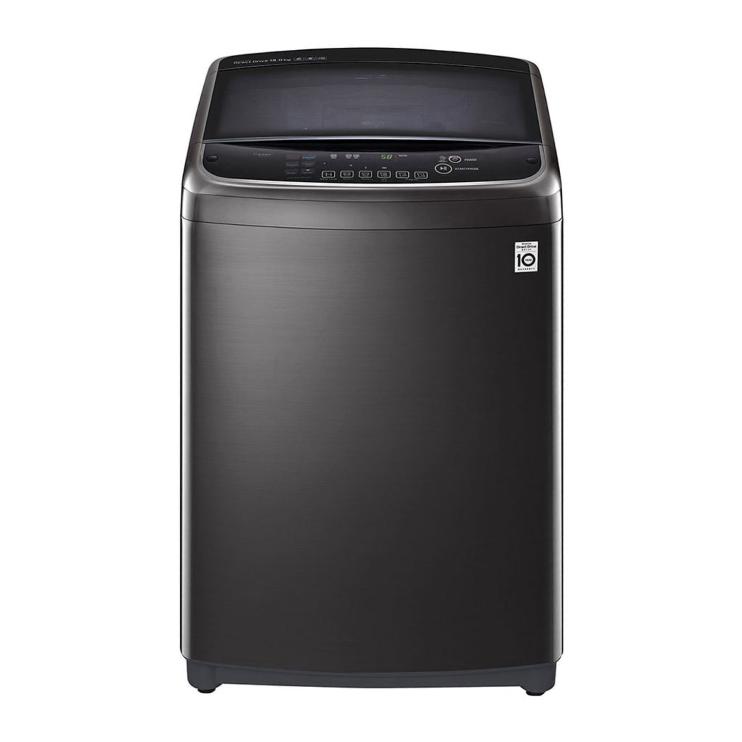 Machine à laver à chargement par le haut de 10 kg avec technologie Smart Inverter - LG T1066NEFVF2