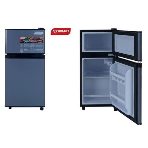 REFRIGERATEUR SMART TECHNOLOGY- 58L -2 Battants -STR-65F- Noir/Argent