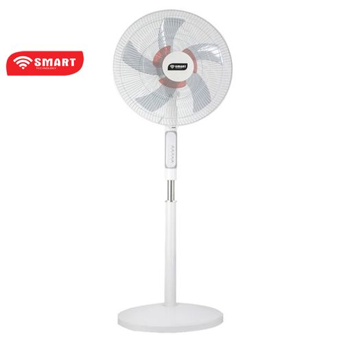 Ventilateurs Double Hélices 18" SMART TECHNOLOGY - STV-1854C - BLANC-ROUGE - Garantie 1 Mois