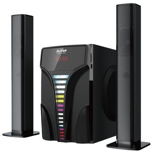 ALITOP Woofer SP-5209 – Chaîne HIFI – Noir