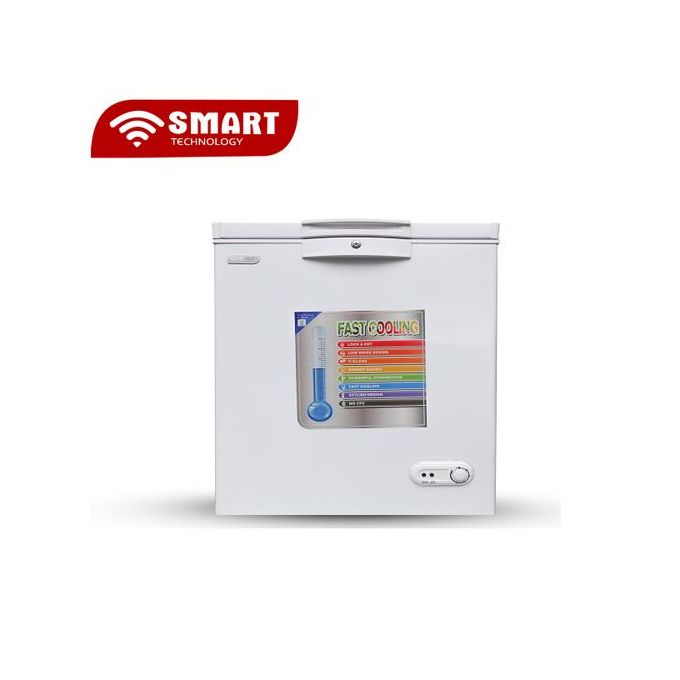 Congélateur Horizontal SMART TECHNOLOGY STCC-230- 196Litres -Blanc GARANTIE 6 MOIS