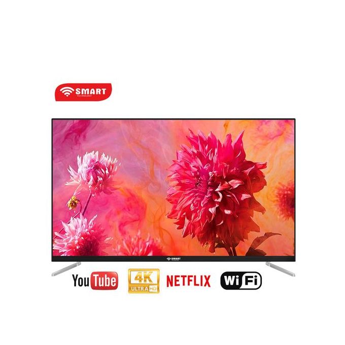 TV 58" UHD - SMART TECHNOLOGY  - smart TV android 11 (STT-5897K) -Régulateur De Tension- Avec Wifi -Garantie 12 Mois