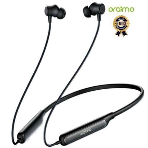Oraimo Necklace 5 OEB-611 – Écouteurs Bluetooth 5.4 avec ANC – 40h d’Autonomie – Type-C – Noir