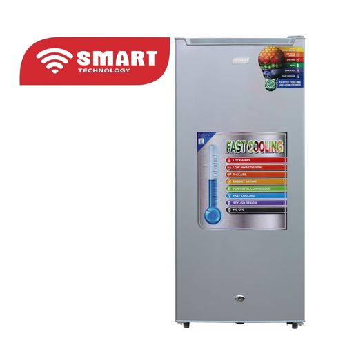 Congélateur vertical STCD-247K, 155L avec 5 tiroirs et fermeture à clé