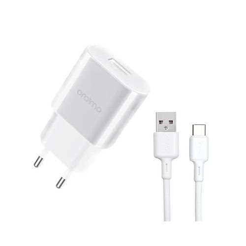 Chargeur Oraimo Firefly-2 double USB 5V 2.1A avec câble Micro-USB Type B