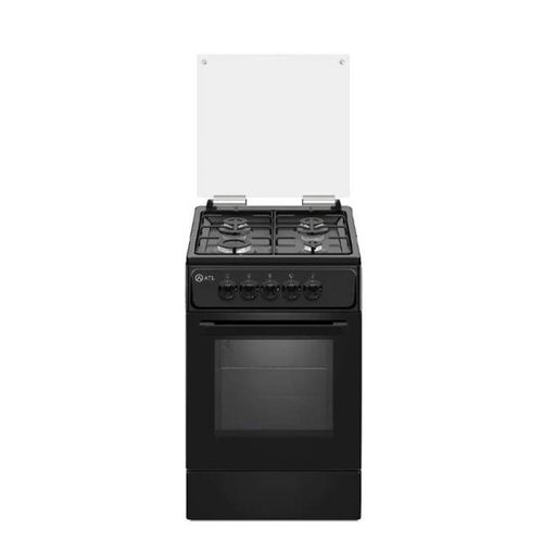 gaziniere atl gaz elite60 mb 4 feux 60x60 cm noir inox