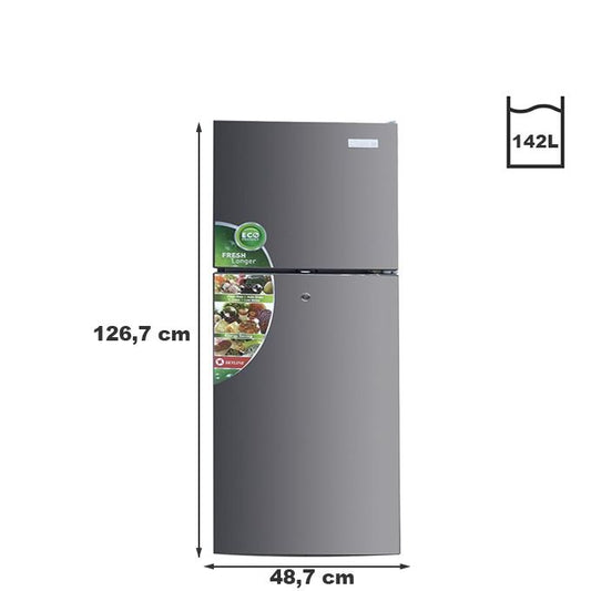 Skyline Réfrigérateur 2 Battants - SKR-258M - 142 L - Gris