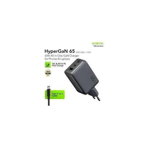 Chargeur ORAIMO PowerCube 3 Pro OCW-7652U-116CC – 65W 3 ports USB avec câble Type-C 100W