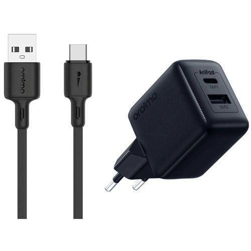 Chargeur Oraimo OCW-5183E+C53 – Charge rapide 18W avec câble Type-C inclus