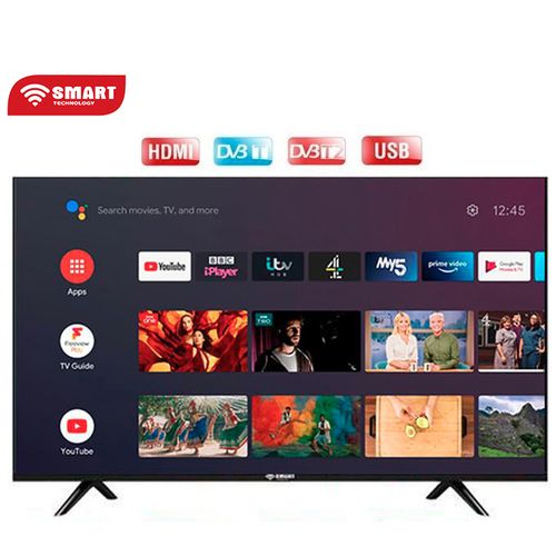 TV SMART Android TV LED-SMART TECHNOLOGY  - 42" Full HD - STT-4355CS - Android 12- Noir