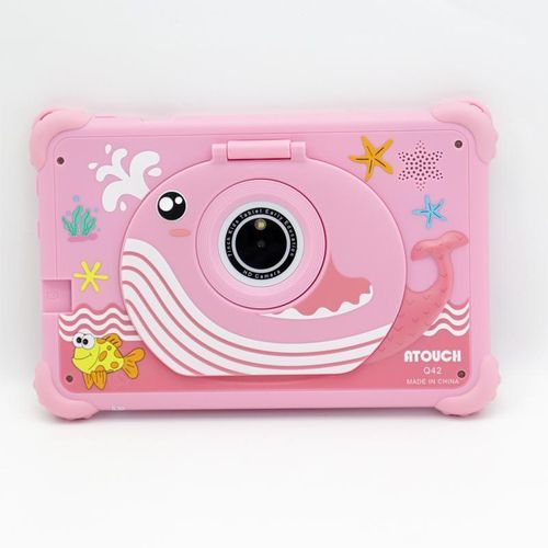 Tablette Éducative Android Atouch Q42 – 7" IPS, 8Go RAM, 256Go Stockage, Double Caméra, Batterie 5000mAh, Compatible ZOOM – Idéale pour l’apprentissage des enfants