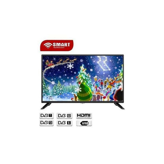 TV LED HD - SMART TECHNOLOGY - 24"- STT-2411A -SLIM TV/ 1HDMI/ 1USB/ AV / ATV Analogique Noir