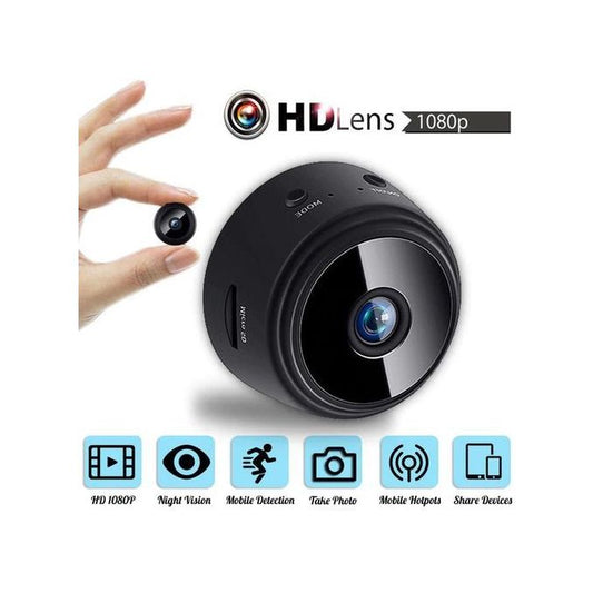 Mini Caméra De Surveillance - A9 - 1080P - Wifi - P2P - Noir