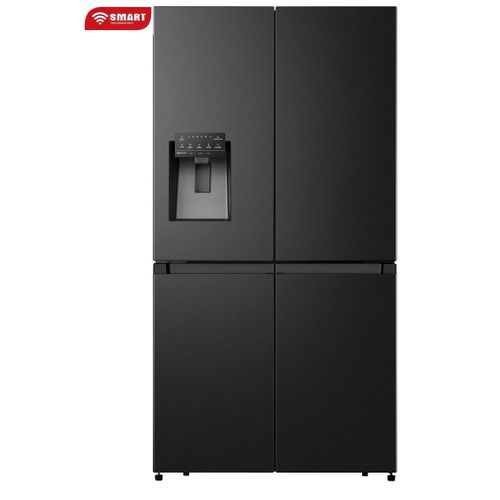 REFRIGERATEUR SMART TECHNOLOGY AMERICAIN 522L 4 Portes Avec Fontaine / STR-678WH- Gris -Garantie 12 Mois