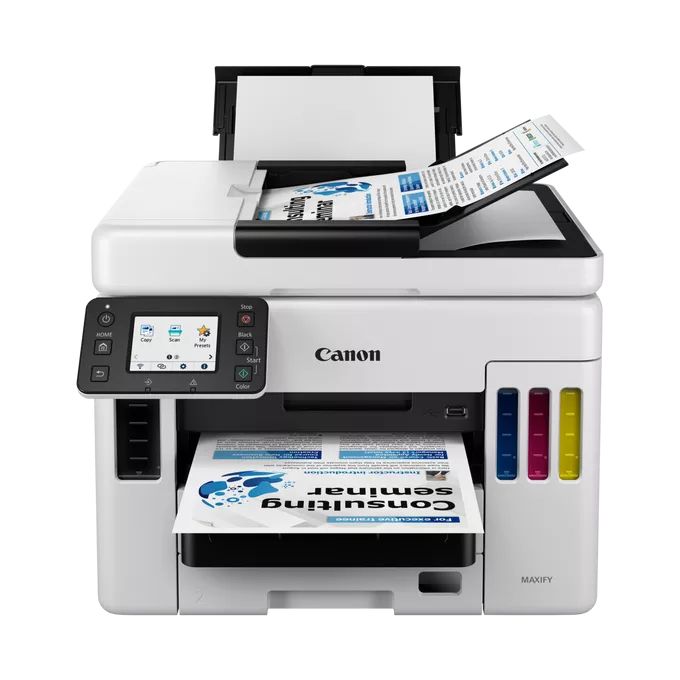 Imprimante multifonction Canon MAXIFY GX7040 - couleur 4-en-1 à réservoirs d'encre rechargeables (USB / Wi-Fi / Ethernet)