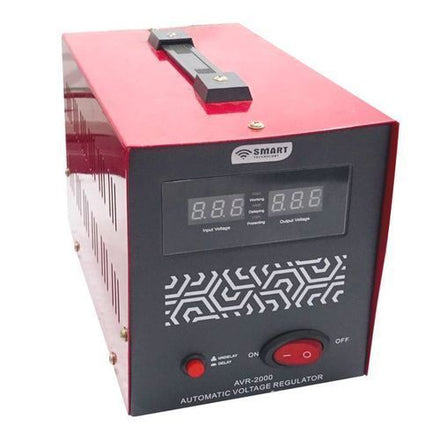 Régulateur de Tension Automatique SMART TECHNOLOGY - AVR-1000VA - Rouge