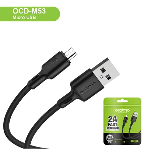 Oraimo OCD-M53 – Câble Micro-USB 2A Durable et Haute Qualité (1m)