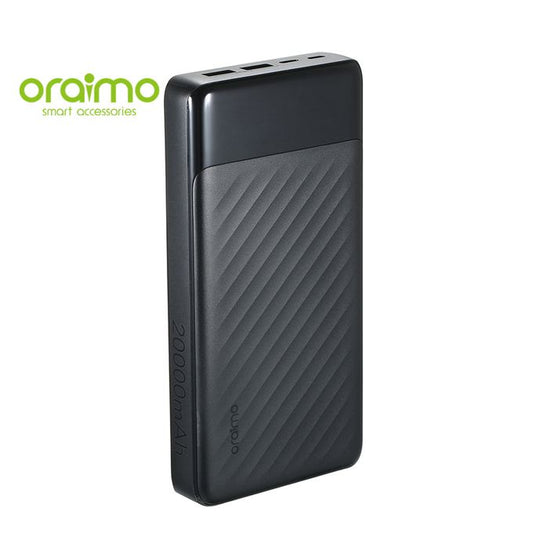 Oraimo Powerbank - Charge Rapide - 20000 MAh - Noir