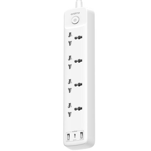 Oraimo OWS-E351 – Rallonge Multiprise avec 4 Sorties et 3 Ports USB