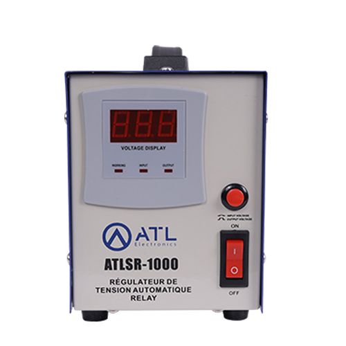 Stabilisateur ATL ATLSR-1500 – vue avant avec écran numérique