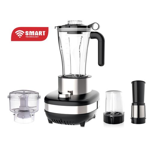 Blender Multifonctions SMART TECHNOLOGY (STPE-8031P) Avec Bol Incassable Résistant à L'eau / Moteur En Cuivre Pur - 600 W- 2L- Gris