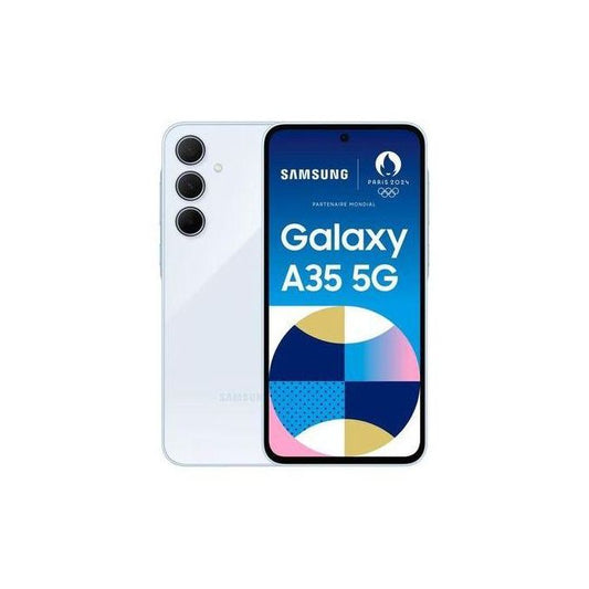 Samsung Galaxy A35 - 5G - 2SIM - 6.6" AMOLED - 13/50 Mpx - 8/256 Go - Bleu