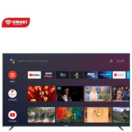 TV 75'' UHD - SMART TECHNOLOGY - SMART TV ANDROID 11 STT-7598K Décodeur Intégré- Régulateur De Tension Garantie 12 Mois