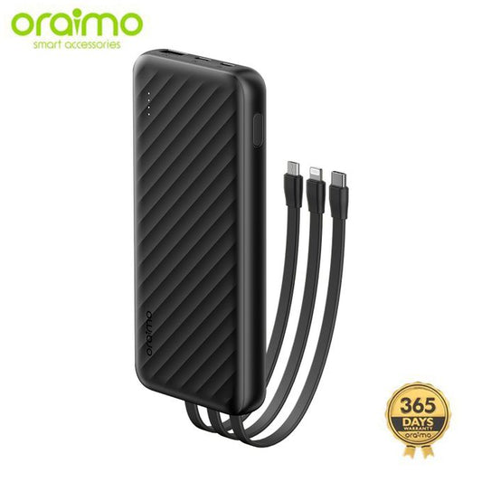 Oraimo PowerBank Charge Rapide - 10000mah 12W - Noir -P5101