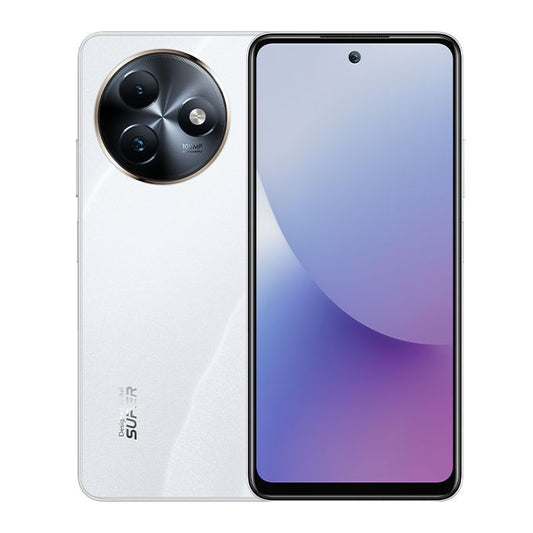 Itel S24 - 6,6 Pouces - 4G - 2 SIM - (4+4)Go RAM - 128Go ROM - 8Mpx/108Mpx - 5000 MAh - Blanc