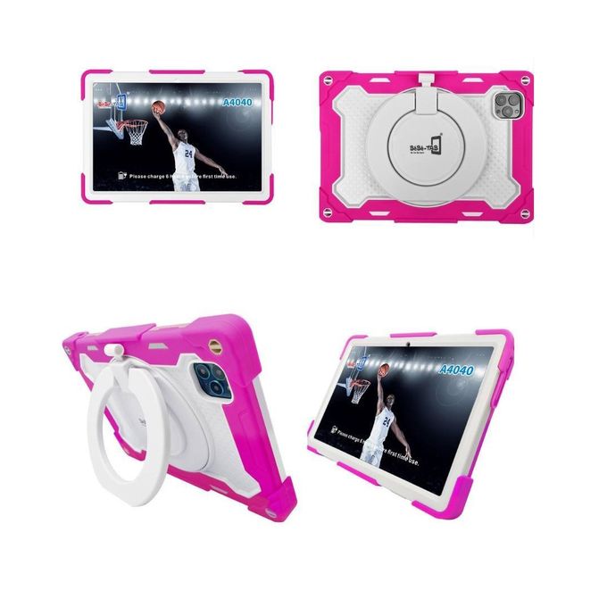 BEBE TAB B-2060 Android Kids Tablet – 256GB- 6000Mah+MANETTE DE JEUX VIDEO - DOUBLE SIM