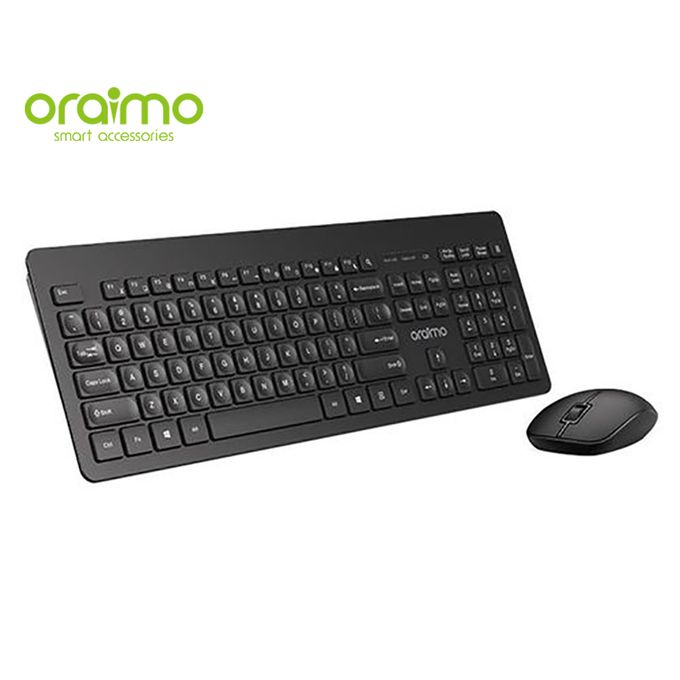 Oraimo Smart Office - Pack De Clavier Et Souris Sans Fil - Noir