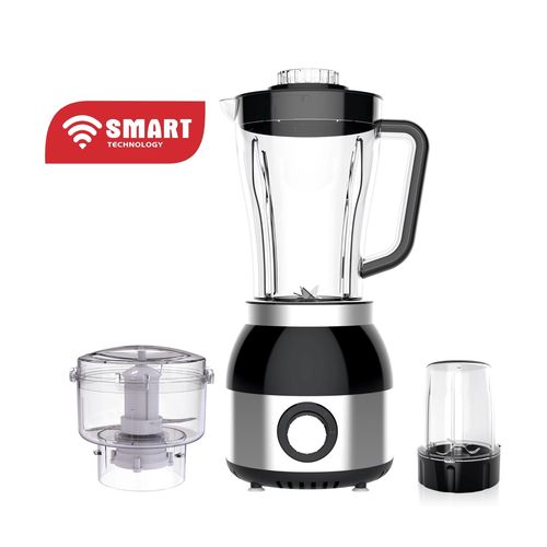 Blender Multifonctions SMART TECHNOLOGY -STPE-8032P- Avec Bol Incassable Résistant à L'eau/ Moteur En Cuivre Pur - 600 W- 1.8 L- Gris