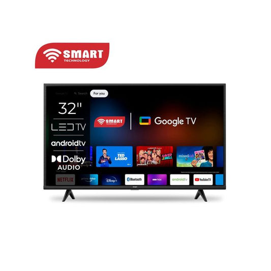 SMART TECHNOLOGY "32" HD GOOGLE TV SMART (STT-3289SKS) WIFI + BLUETOOT -Régulateur De Tension