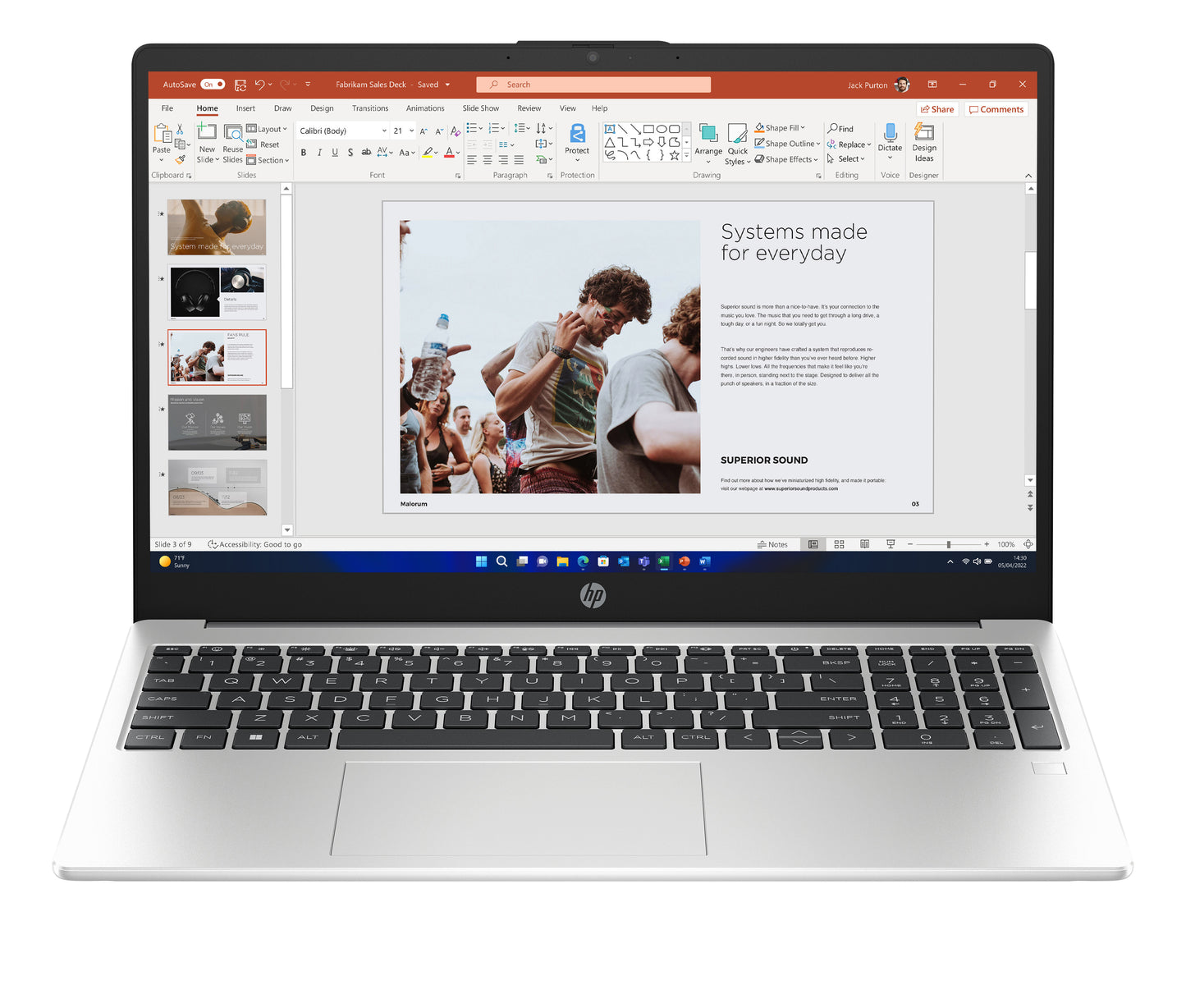 PC Portable HP 250 G10 — 15,6 pouces, Windows 11