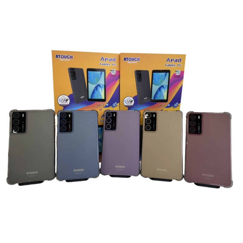 Atouch Tablette Apad 7 Pouces - 2 SIM, 8 Go RAM / 256 Go, Android 13.0, Batterie 4000mAh