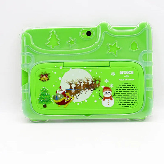 Tablette Éducative Atouch A39 Android pour Enfants – 7" HD, 8Go RAM, 256Go ROM, Jeux Préinstallés, Autonomie 5000mAh, Coque de Protection