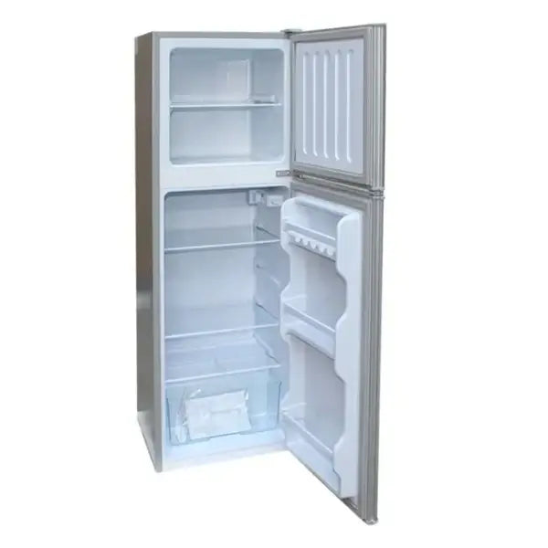 Réfrigérateur double portes Nasco 158 L Net 220 240 V Économie d’énergie R600A Argent NASF2-258FL