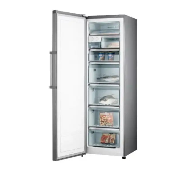 Congélateur vertical une porte avec poigné Hisense 7 casiers 260 L Net 4 grands +3 RS-34WC4SA