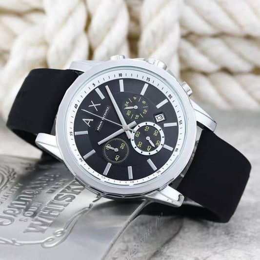 Montre Élégante AX – Style Luxe & Performance noir
