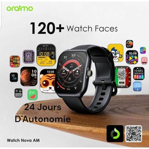 Oraimo OSW-812 suivi santé fréquence cardiaque oxygène sanguin