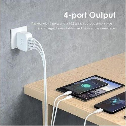 Chargeur mural USB compatible iPhone, iPad, Galaxy et Pixel