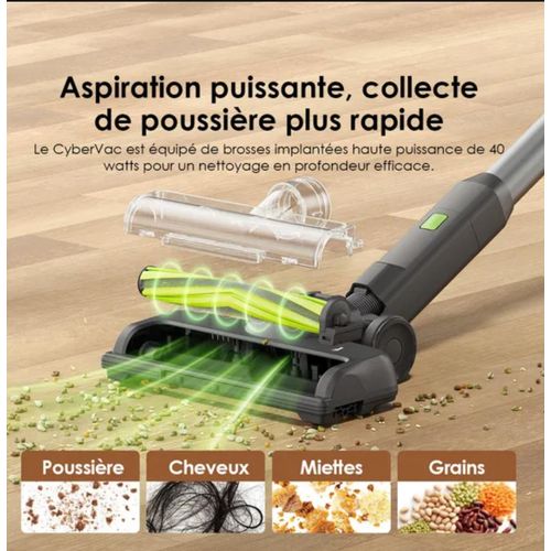 Oraimo SmartVacuum OSV-102B – Aspirateur sans fil puissant et autonome