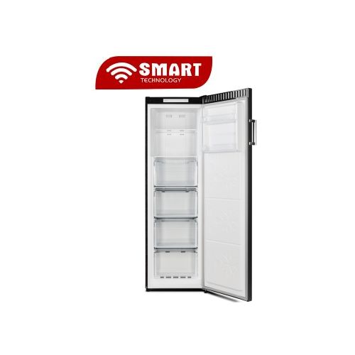 Congélateur Vertical  SMART TECHNOLOGY- 6 Tiroirs - STCD-789NFM - 206L - Gris - 12 Mois De Garantie