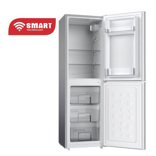 Réfrigérateur combiné STCB-155H de 133L avec design moderne et réfrigérant R600a.