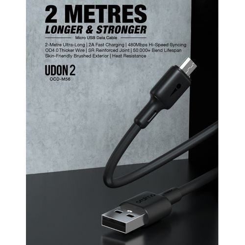 Oraimo UDON 2 OCD-M56 – Câble Micro-USB Ultra-Résistant (2m)