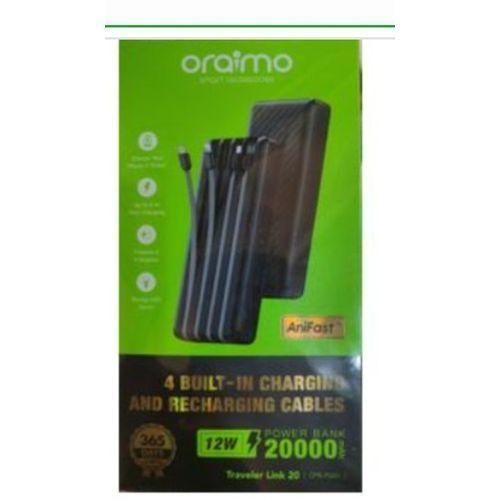 Oraimo OPB-P5201 – Powerbank 20 000 mAh à Double Port