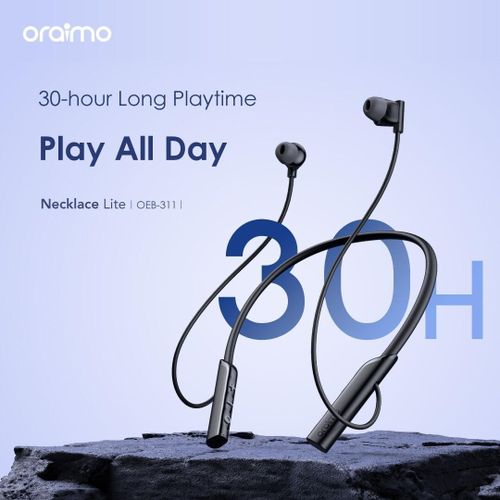 Oraimo OEB-311 Necklace Lite – Écouteurs Sans Fil à Longue Autonomie